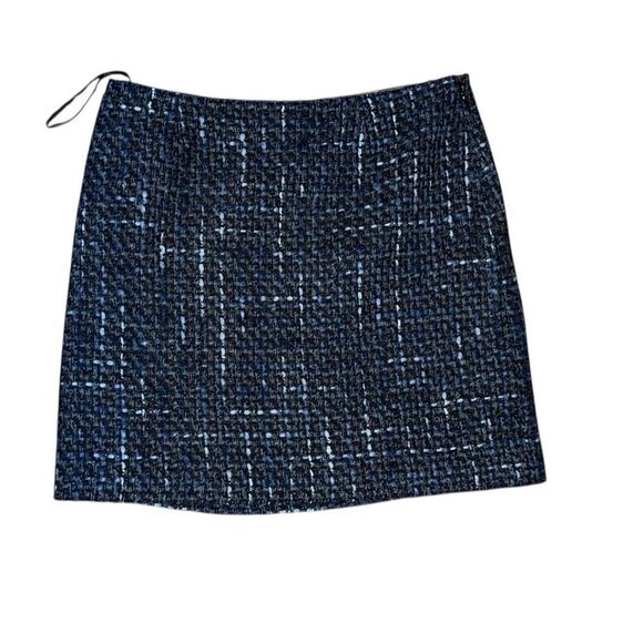 Nine West Dresses & Skirts - Nine West Blue tweed mini skirt